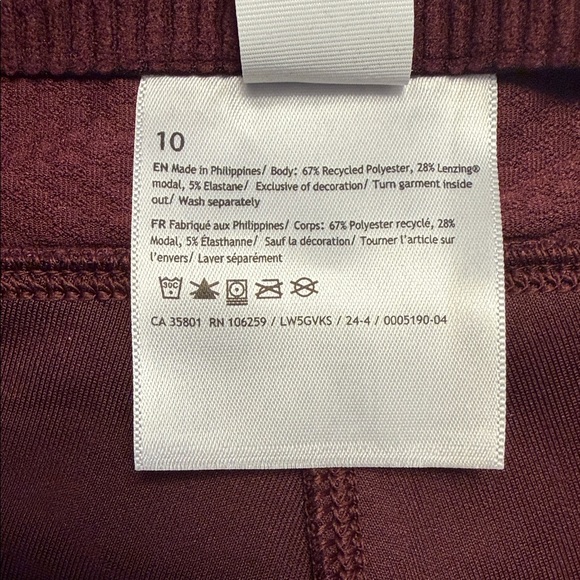 Women’s Flare Ribbed Lululemon Pants - Picture 8 of 9